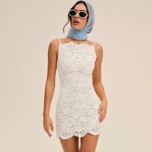 NWT Lakeside Mini Dress in White